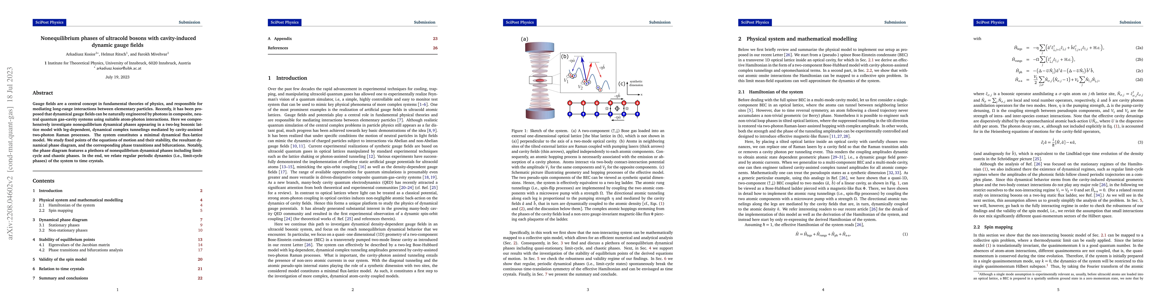 Thumbnail for Nonequilibrium phases of ultracold bosons with cavity-induced dynamic
  gauge fields