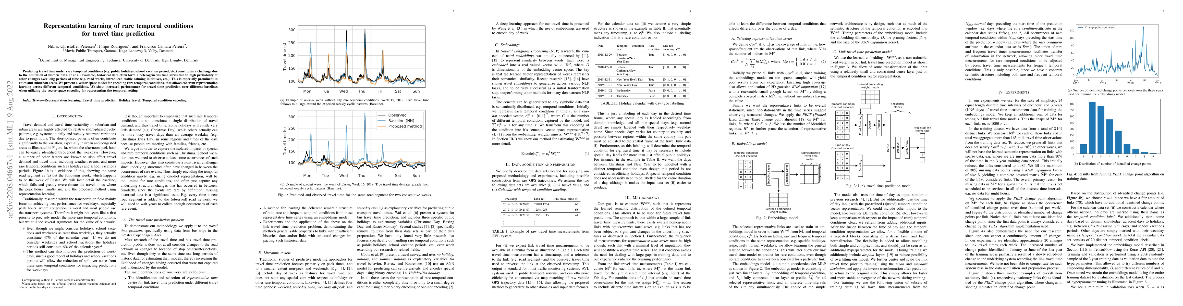 Thumbnail for Representation learning of rare temporal conditions for travel time
  prediction