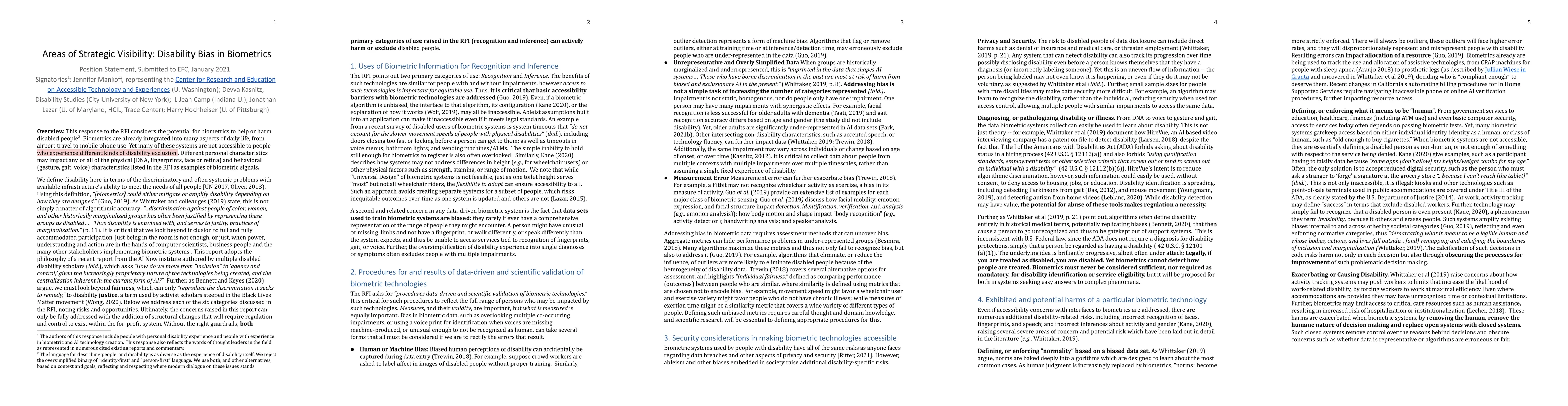 Thumbnail for Areas of Strategic Visibility: Disability Bias in Biometrics