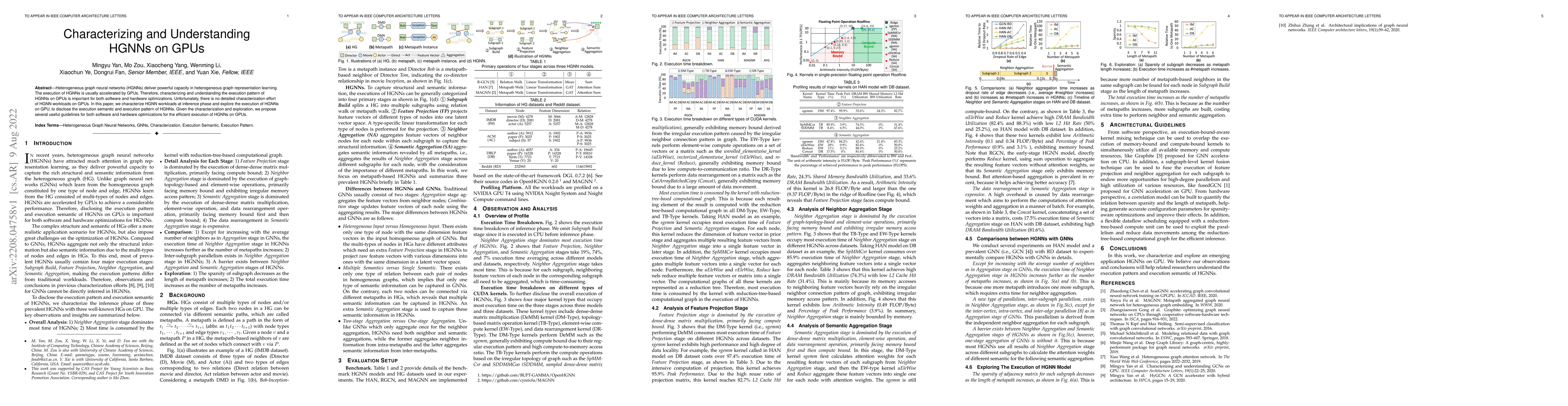 Thumbnail for Characterizing and Understanding HGNNs on GPUs
