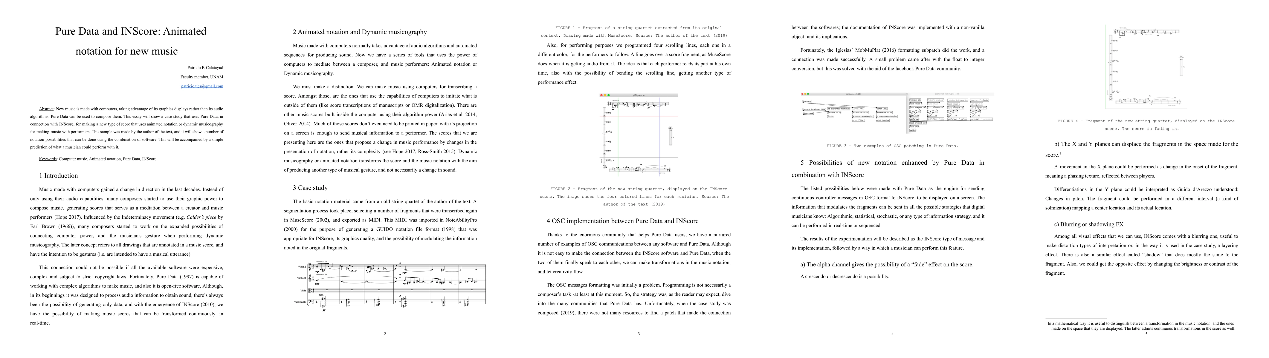 Thumbnail for Pure Data and INScore: Animated notation for new music