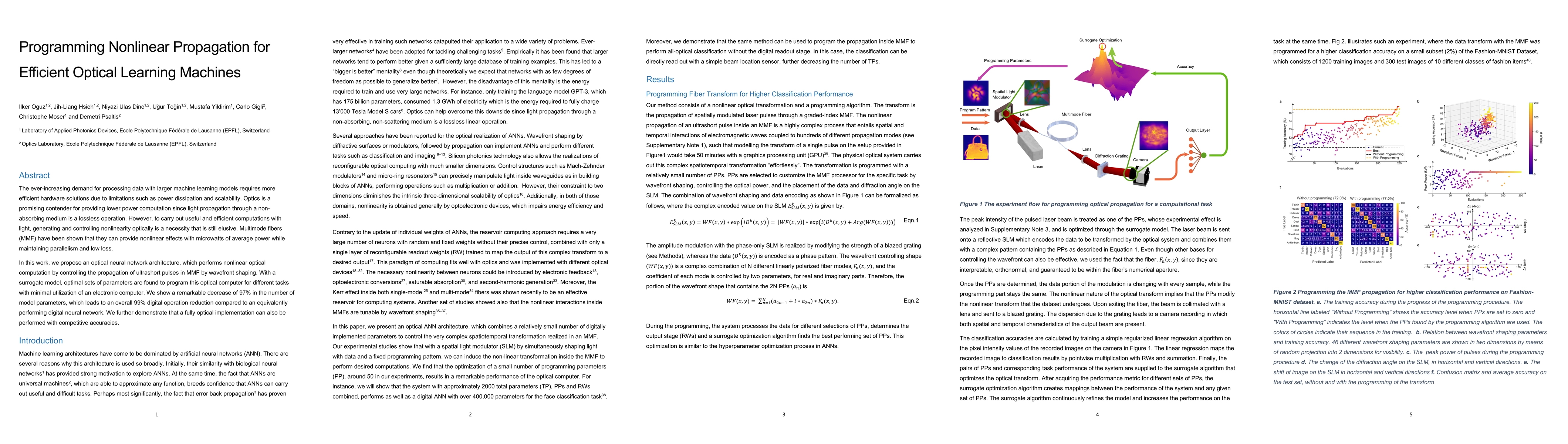 Thumbnail for Programming Nonlinear Propagation for Efficient Optical Learning
  Machines