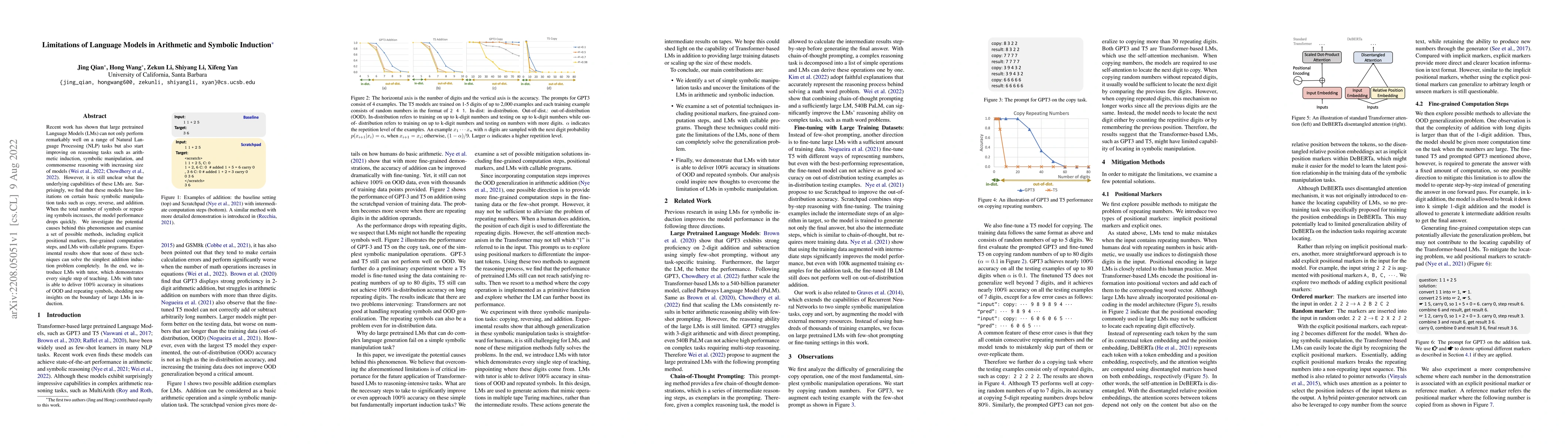 Thumbnail for Limitations of Language Models in Arithmetic and Symbolic Induction