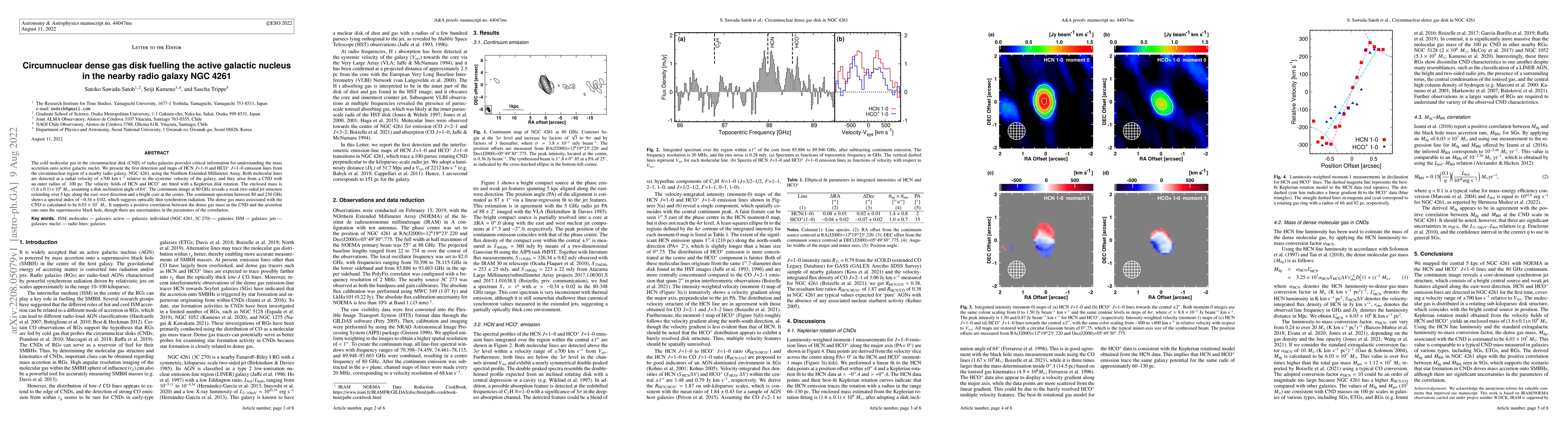 Thumbnail for Circumnuclear dense gas disk fuelling the active galactic nucleus in the
  nearby radio galaxy NGC 4261