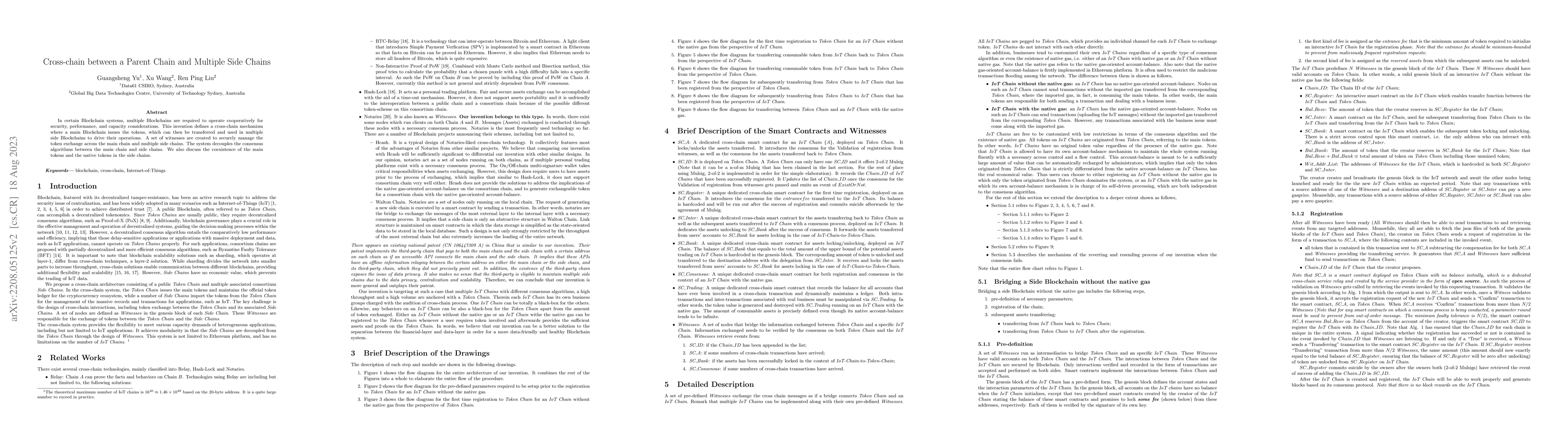 Thumbnail for Cross-chain between a Parent Chain and Multiple Side Chains