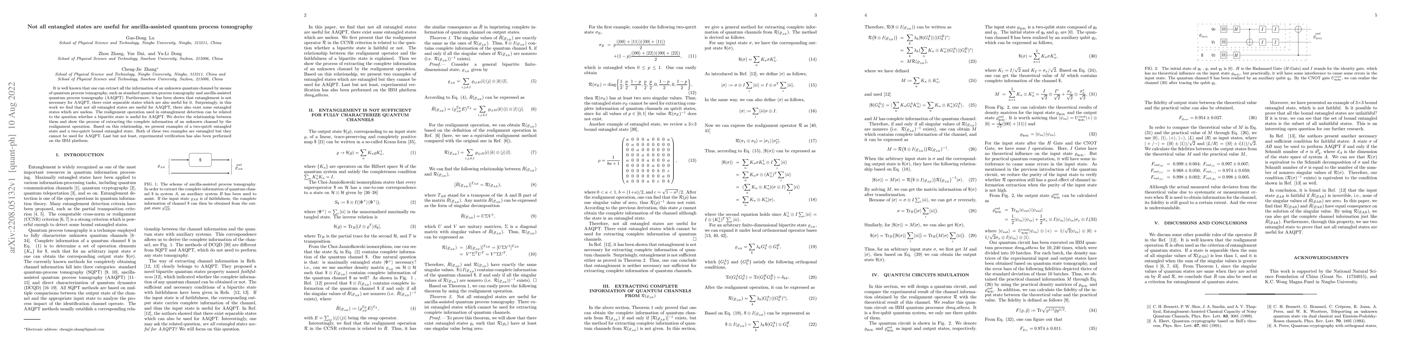 Thumbnail for Not all entangled states are useful for ancilla-assisted quantum process
  tomography