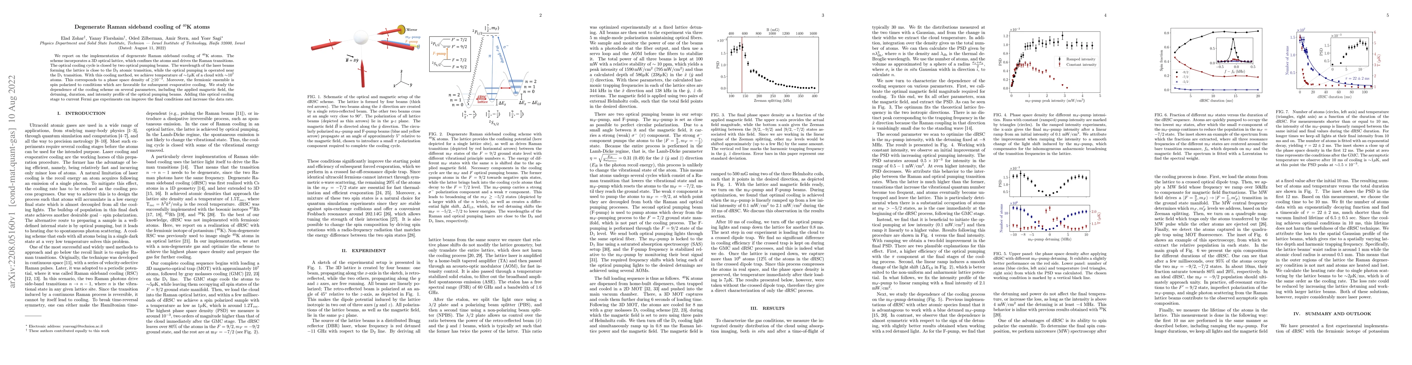 Thumbnail for Degenerate Raman sideband cooling of 40K atoms