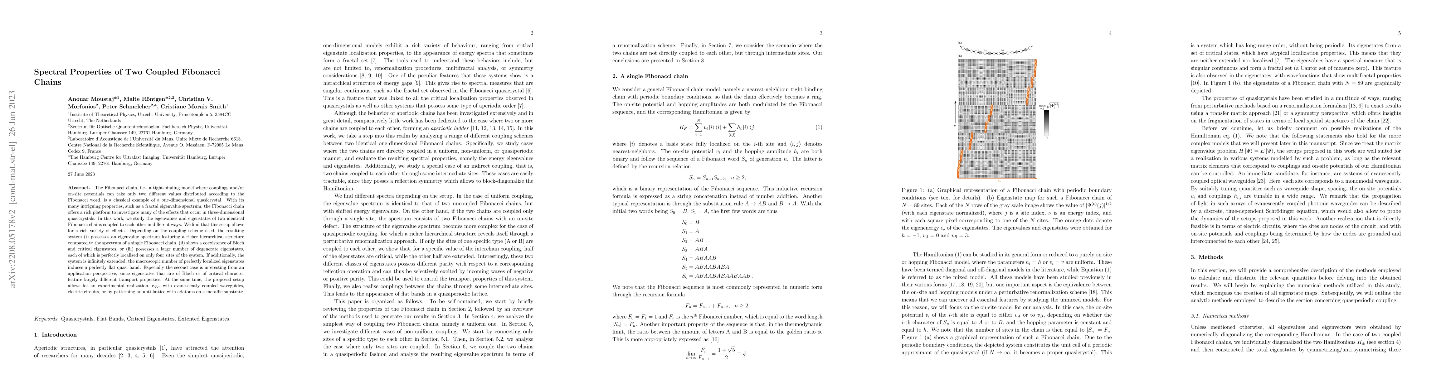 Thumbnail for Spectral Properties of Two Coupled Fibonacci Chains