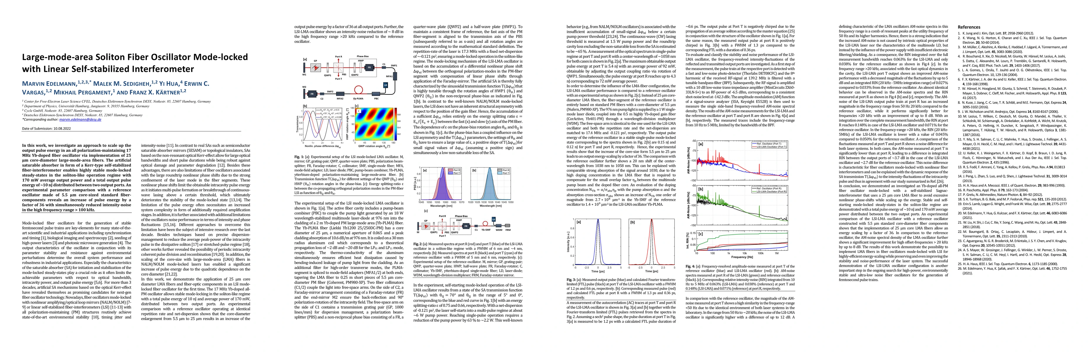 Thumbnail for Large-mode-area Soliton Fiber Oscillator Mode-locked with Linear
  Self-stabilized Interferometer