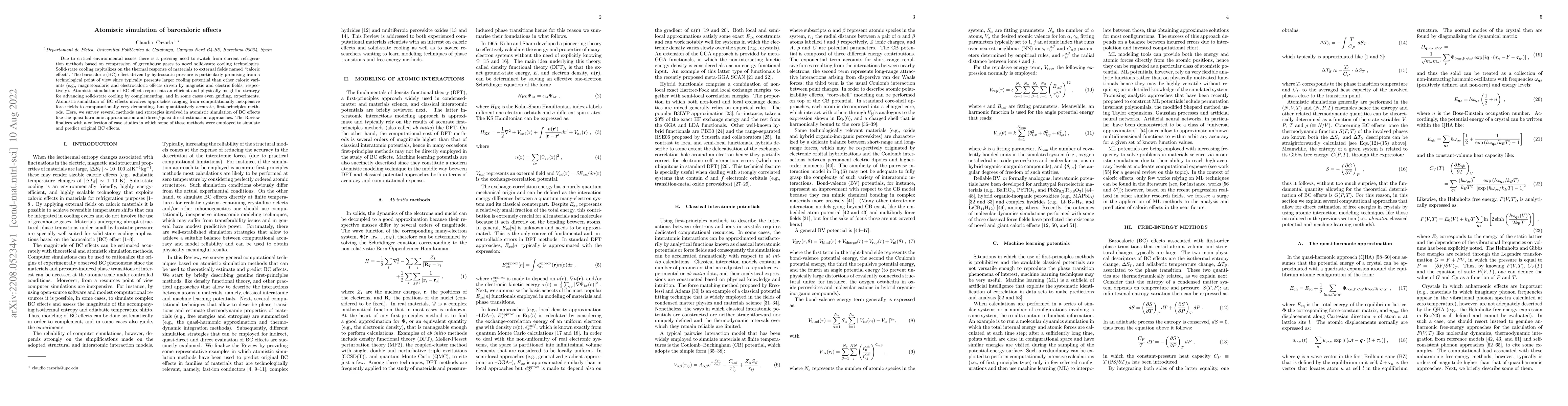 Thumbnail for Atomistic simulation of barocaloric effects