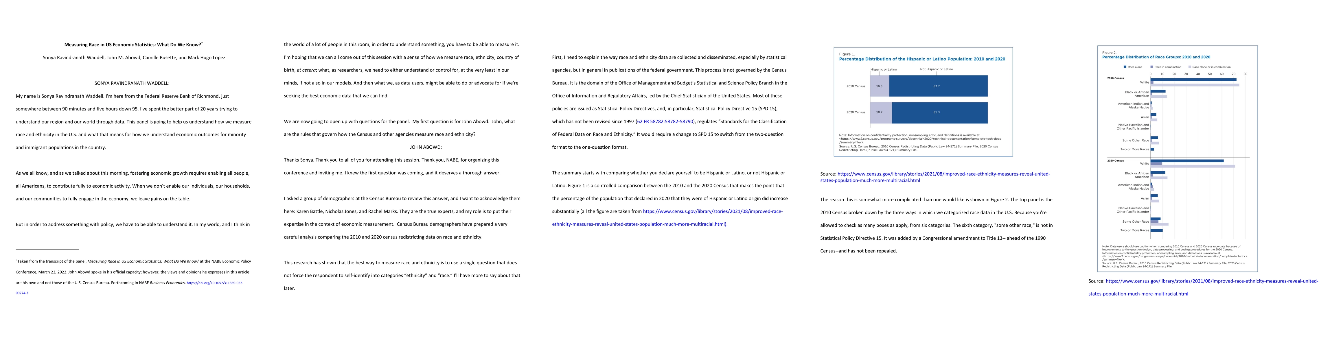 Thumbnail for Measuring Race in US Economic Statistics: What Do We Know?