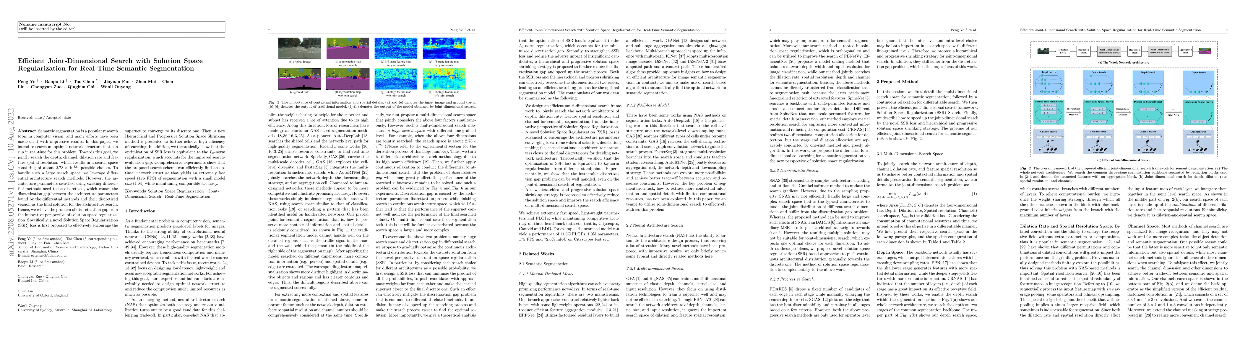 Thumbnail for Efficient Joint-Dimensional Search with Solution Space Regularization
  for Real-Time Semantic Segmentation
