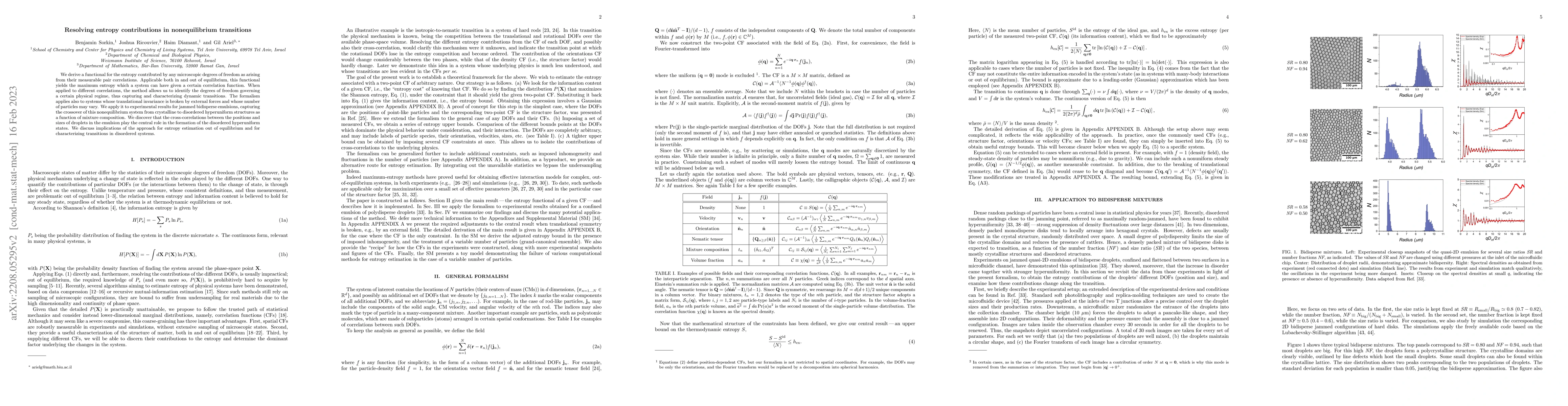 Thumbnail for Resolving entropy contributions in nonequilibrium transitions