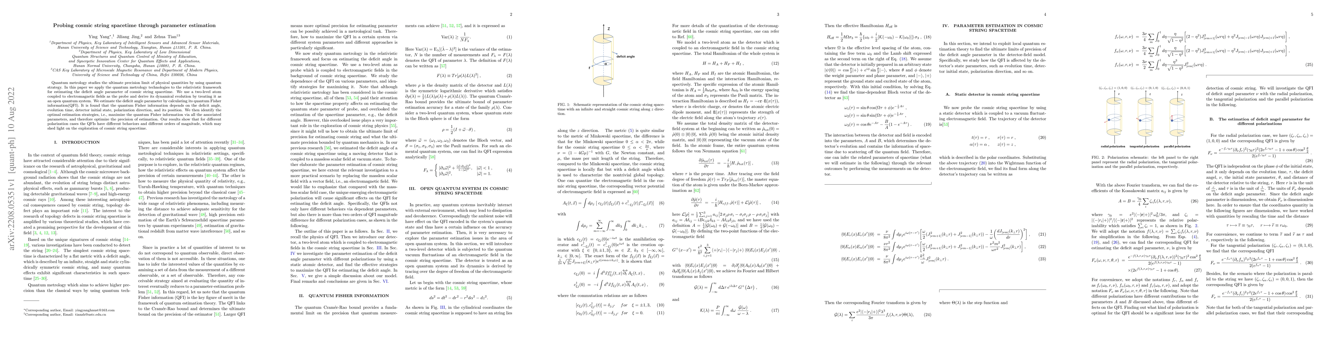Thumbnail for Probing cosmic string spacetime through parameter estimation