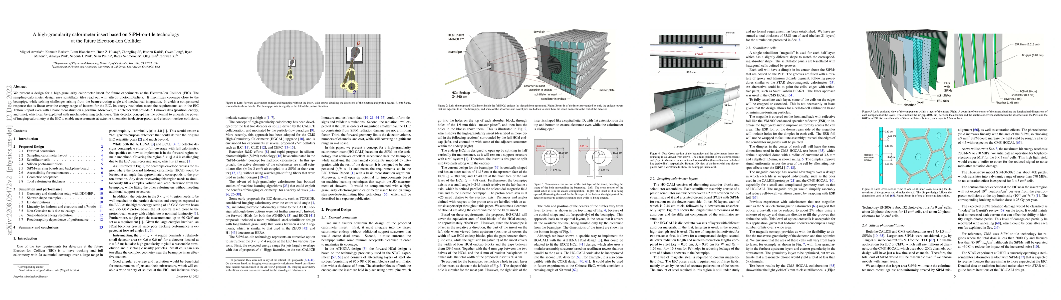 Thumbnail for A high-granularity calorimeter insert based on SiPM-on-tile technology
  at the future Electron-Ion Collider