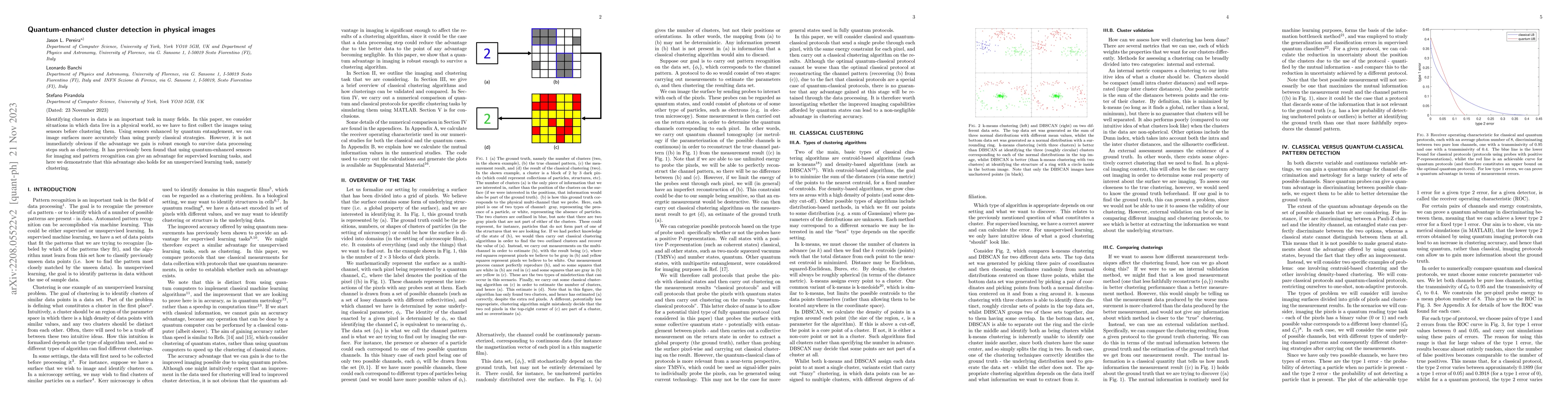Thumbnail for Quantum-enhanced cluster detection in physical images