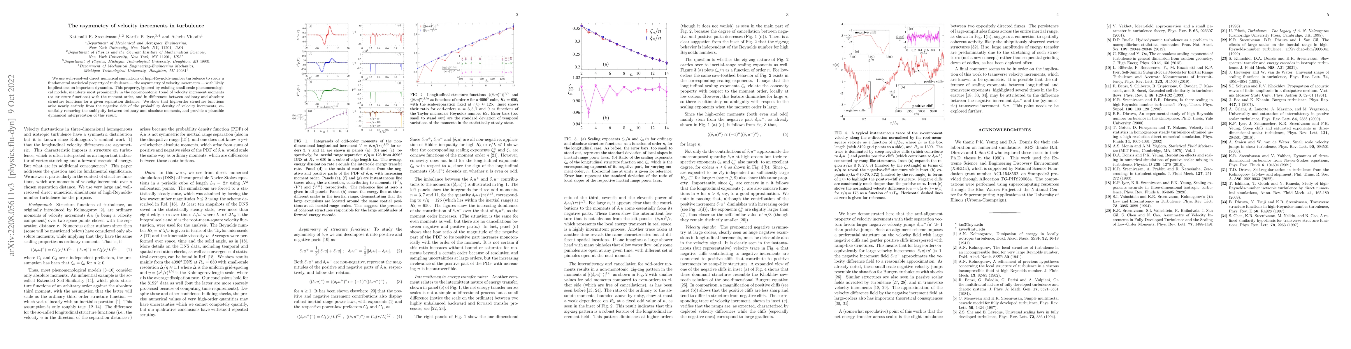 Thumbnail for Asymmetry of velocity increments in turbulence