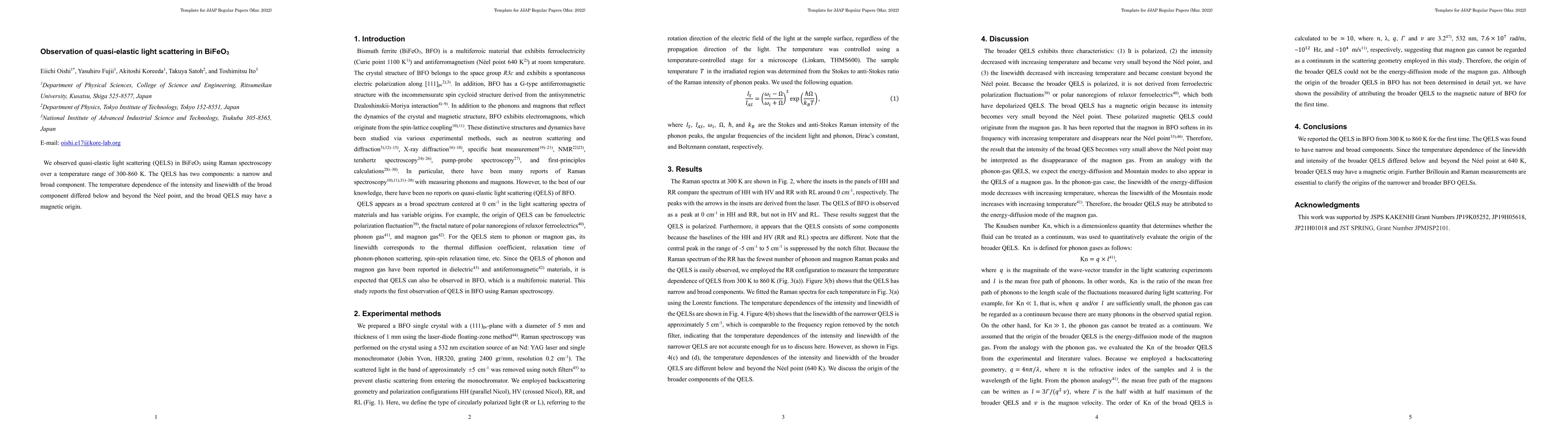 Thumbnail for Observation of quasi-elastic light scattering in BiFeO$_3$