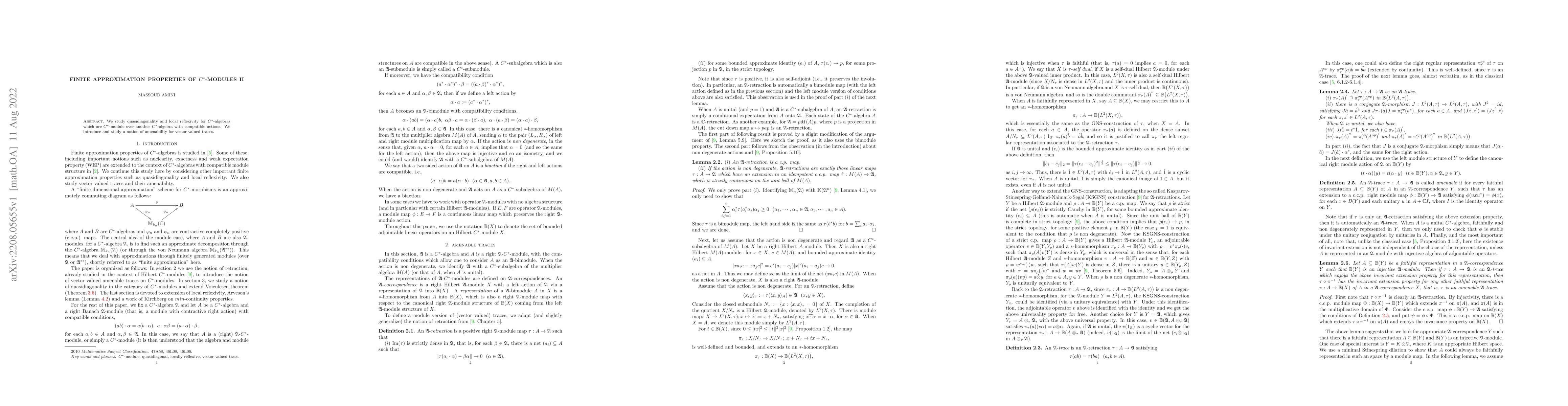 Thumbnail for Finite approximation properties of $C^{*}$-modules II