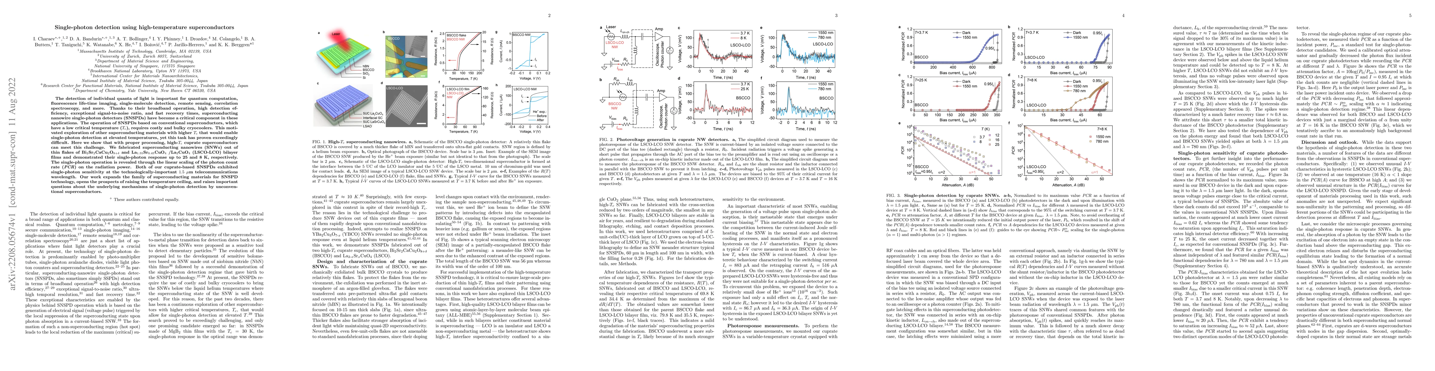 Thumbnail for Single-photon detection using high-temperature superconductors
