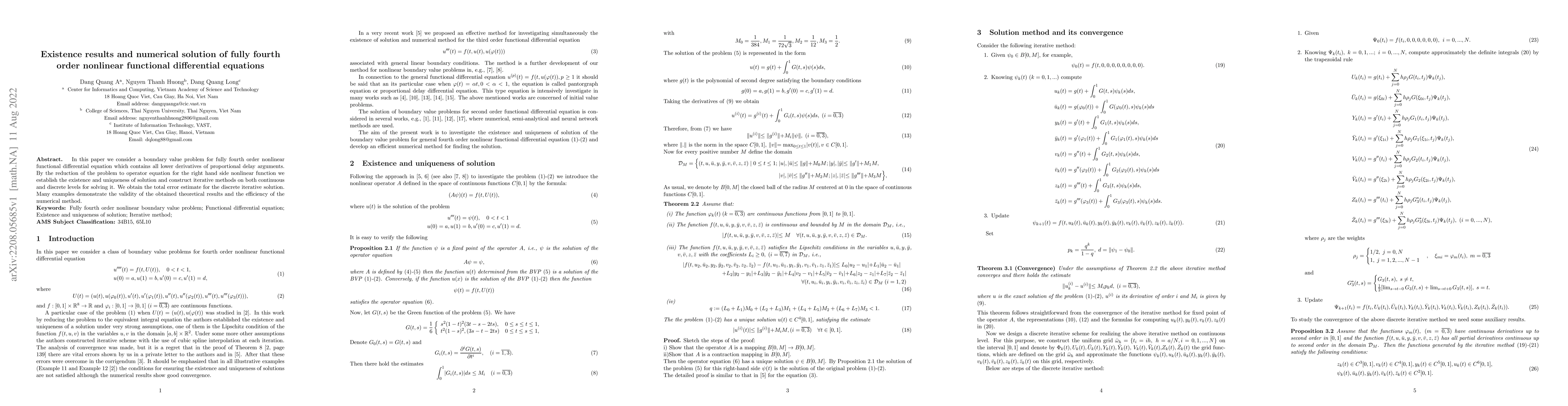 Thumbnail for Existence results and numerical solution of fully fourth order nonlinear
  functional differential equations
