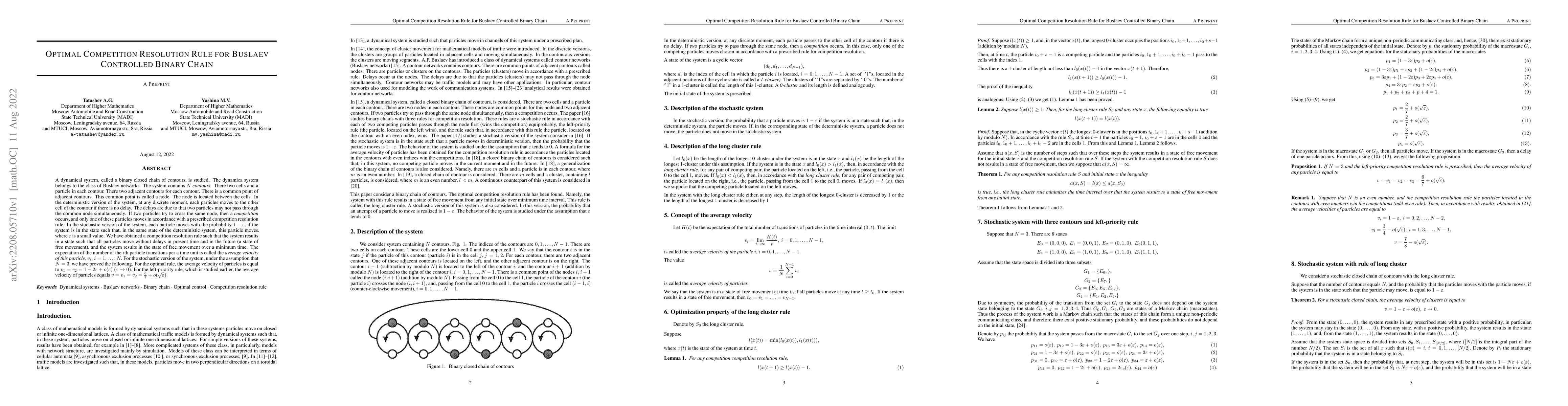 Thumbnail for Optimal Competition Resolution Rule for Buslaev Controlled Binary Chain