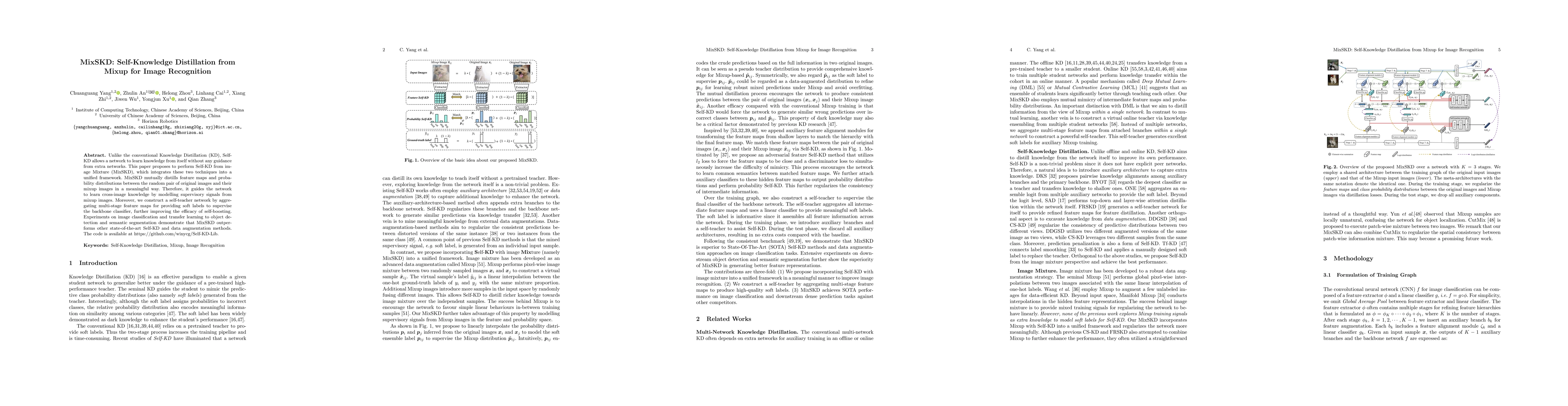 Thumbnail for MixSKD: Self-Knowledge Distillation from Mixup for Image Recognition