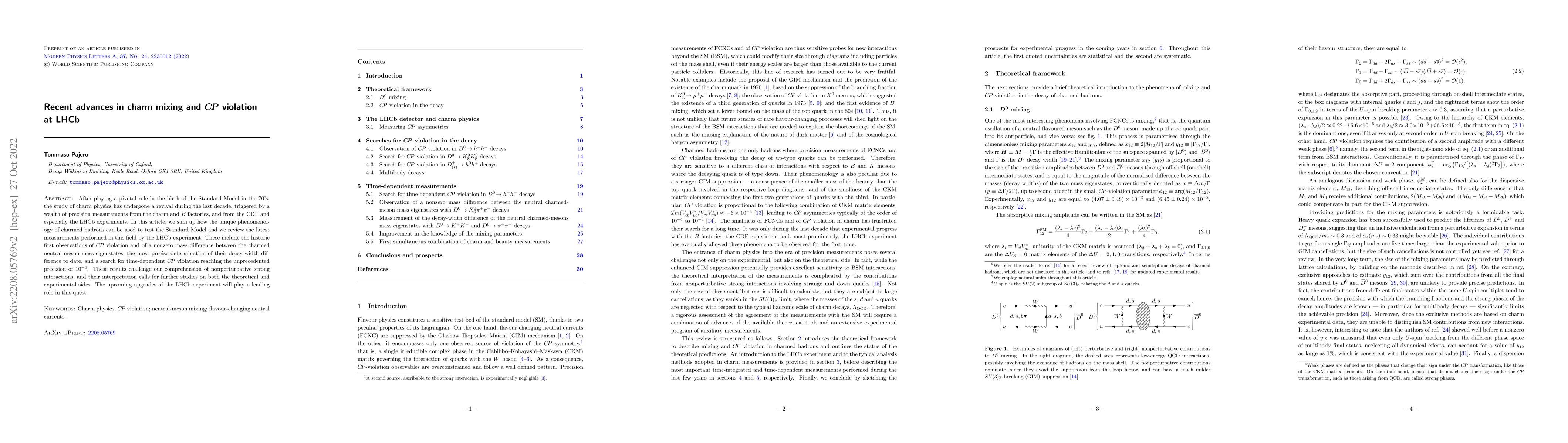 Thumbnail for Recent advances in charm mixing and $CP$ violation at LHCb