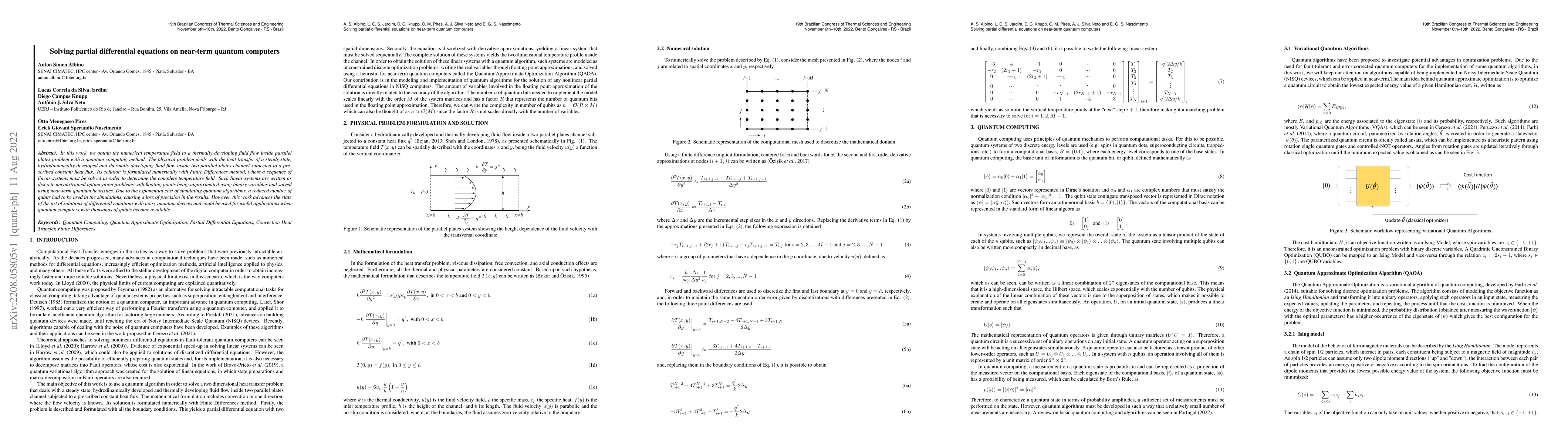 Thumbnail for Solving partial differential equations on near-term quantum computers