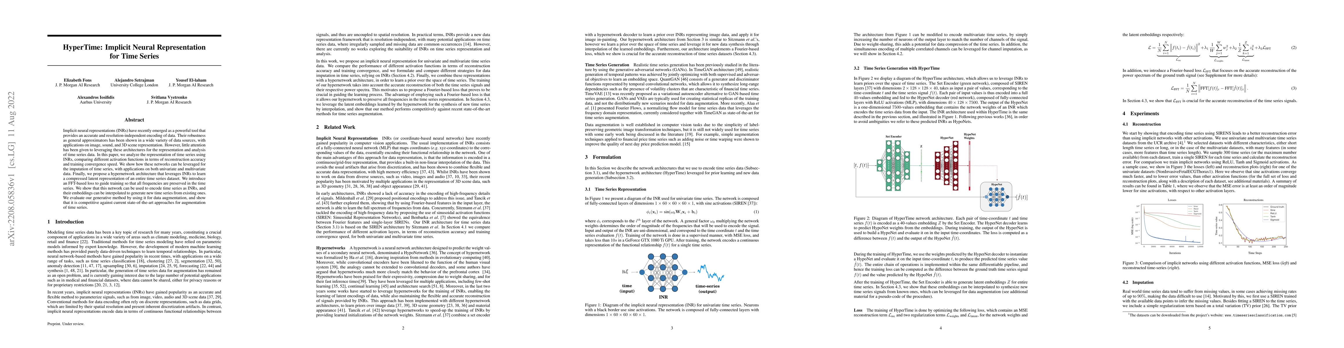 Thumbnail for HyperTime: Implicit Neural Representation for Time Series