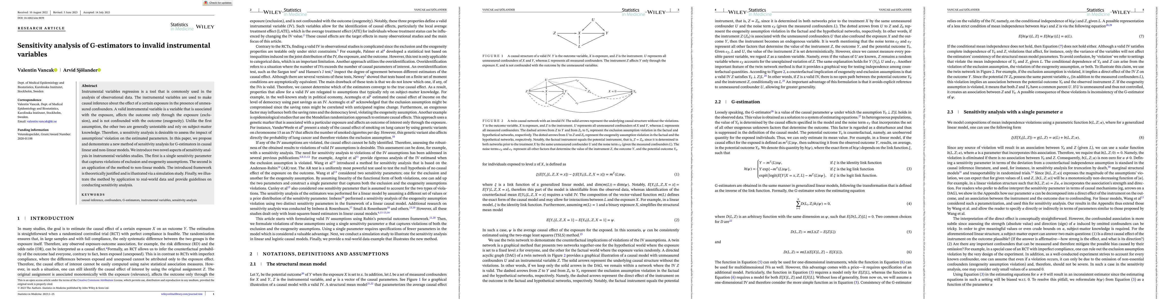 Thumbnail for Sensitivity Analysis of G-estimators to Invalid Instrumental Variables