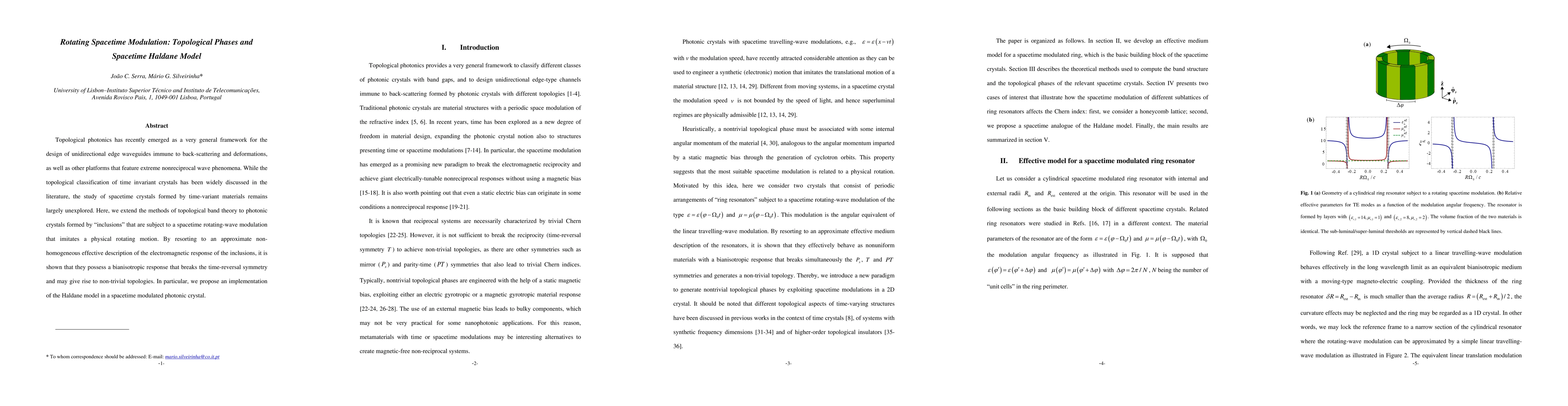 Thumbnail for Rotating Spacetime Modulation: Topological Phases and Spacetime Haldane
  Model