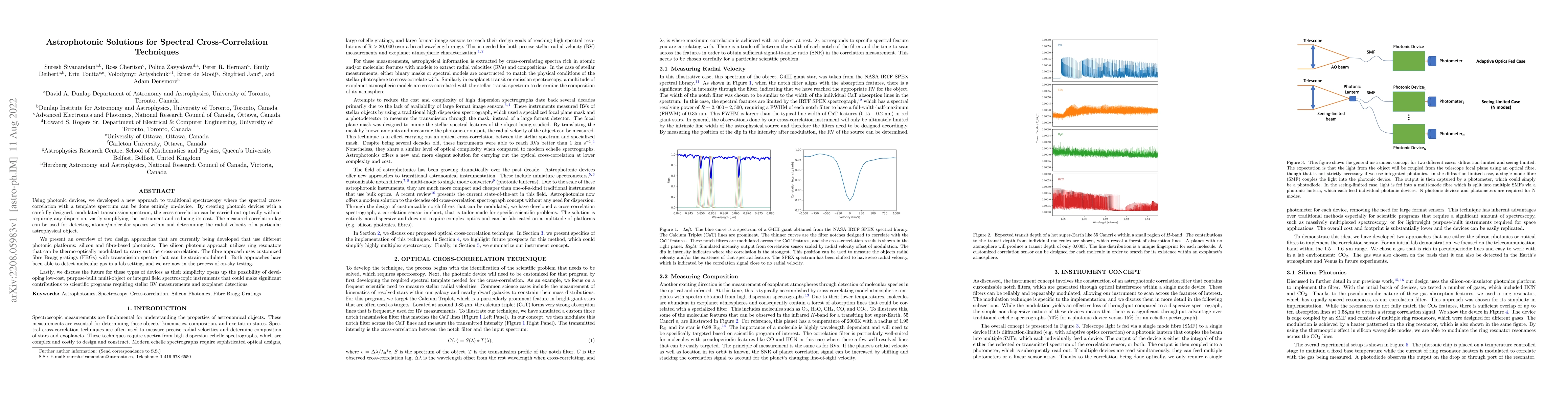 Thumbnail for Astrophotonic Solutions for Spectral Cross-Correlation Techniques