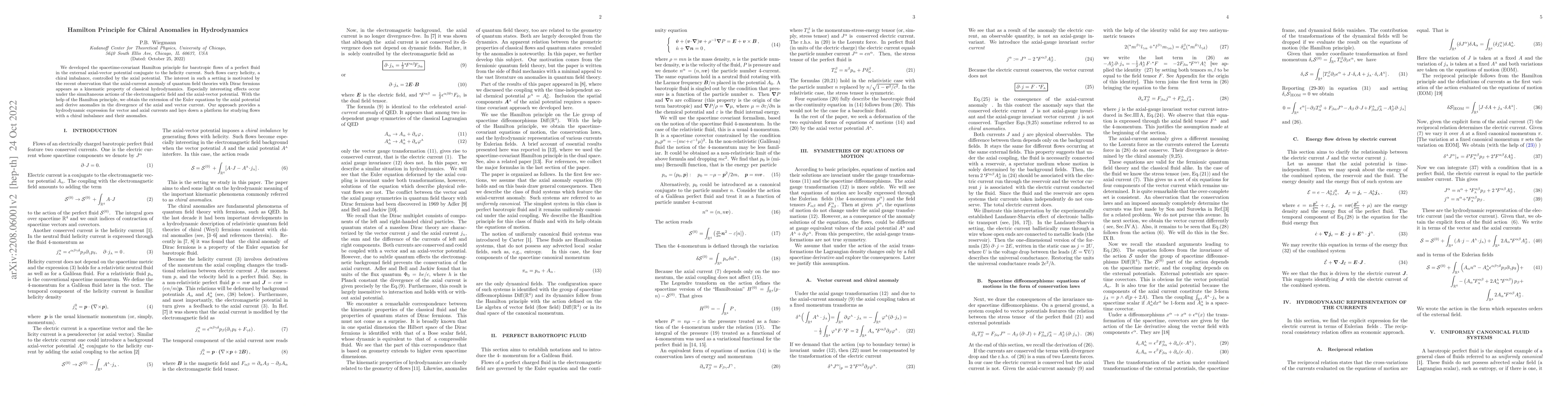 Thumbnail for Hamilton Principle for Chiral Anomalies in Hydrodynamics