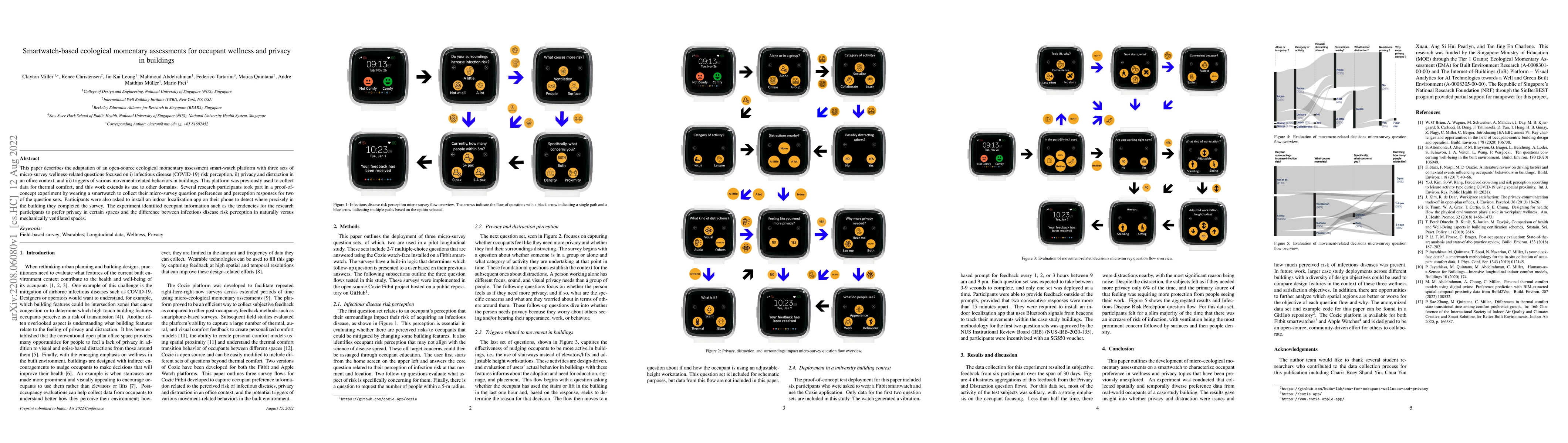 Thumbnail for Smartwatch-based ecological momentary assessments for occupant wellness
  and privacy in buildings