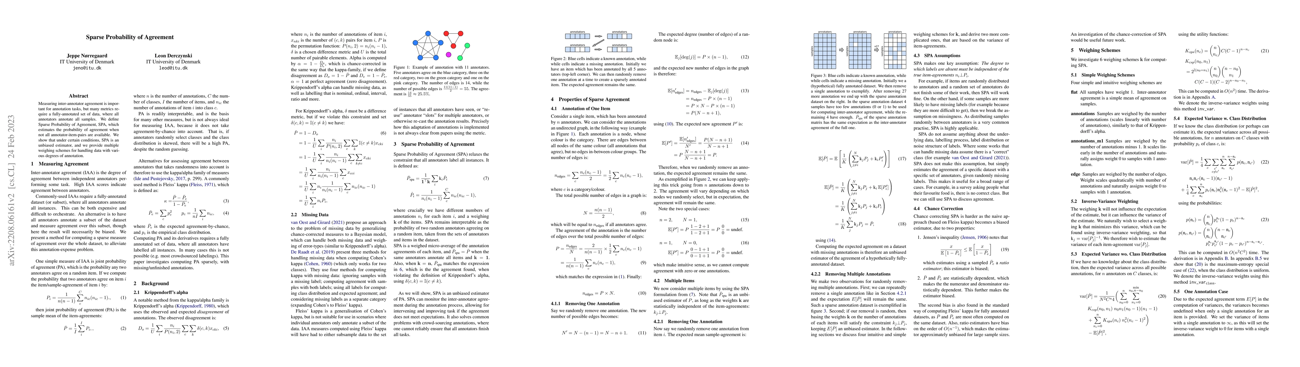 Thumbnail for Sparse Probability of Agreement