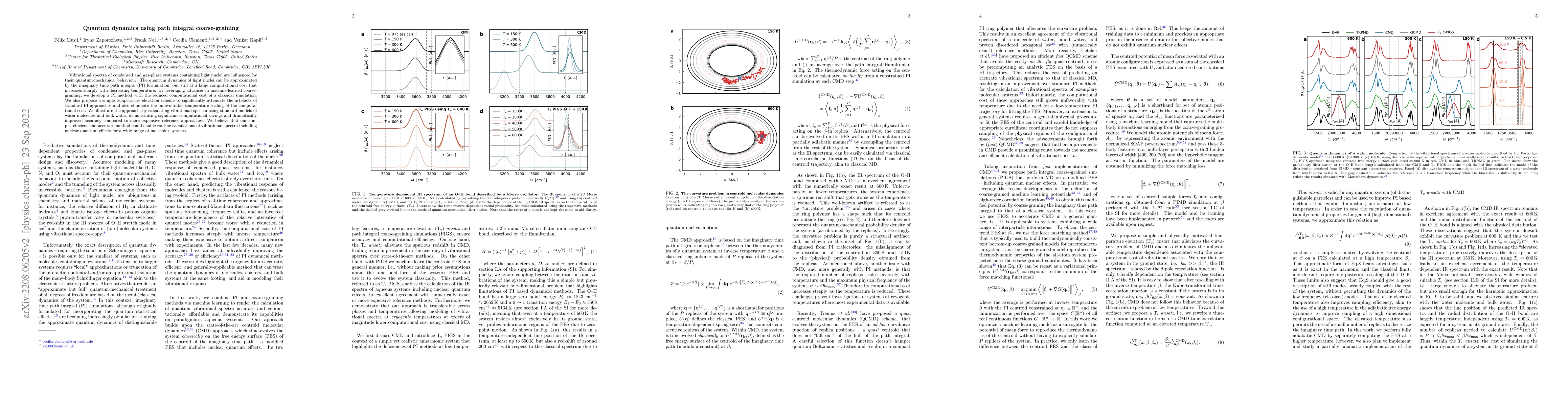 Thumbnail for Quantum dynamics using path integral coarse-graining