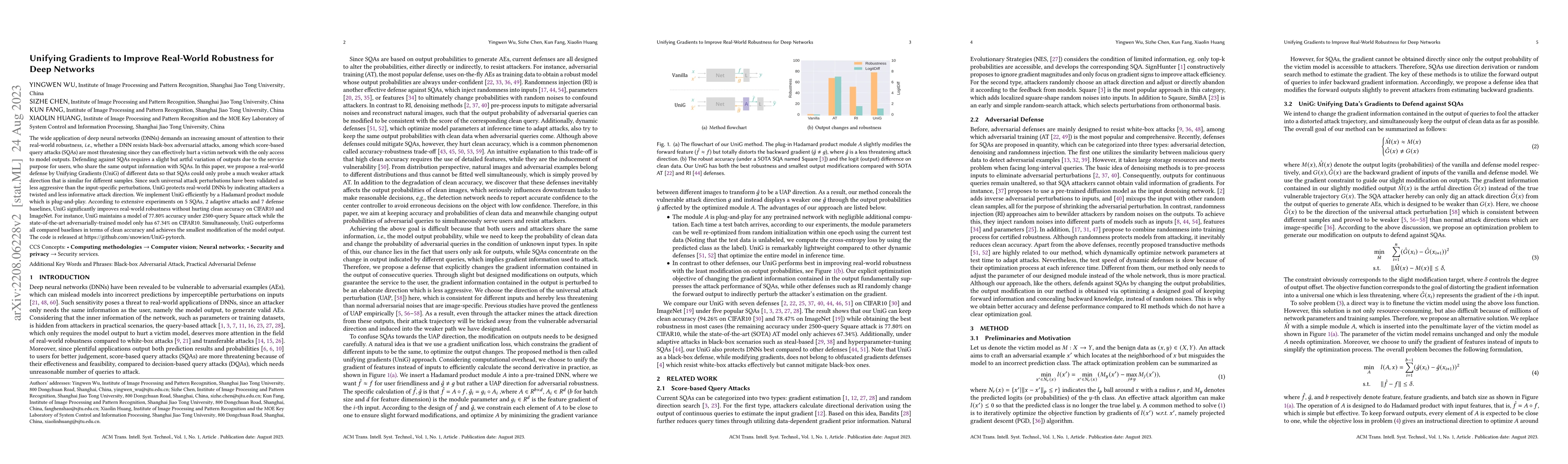 Thumbnail for Unifying Gradients to Improve Real-world Robustness for Deep Networks