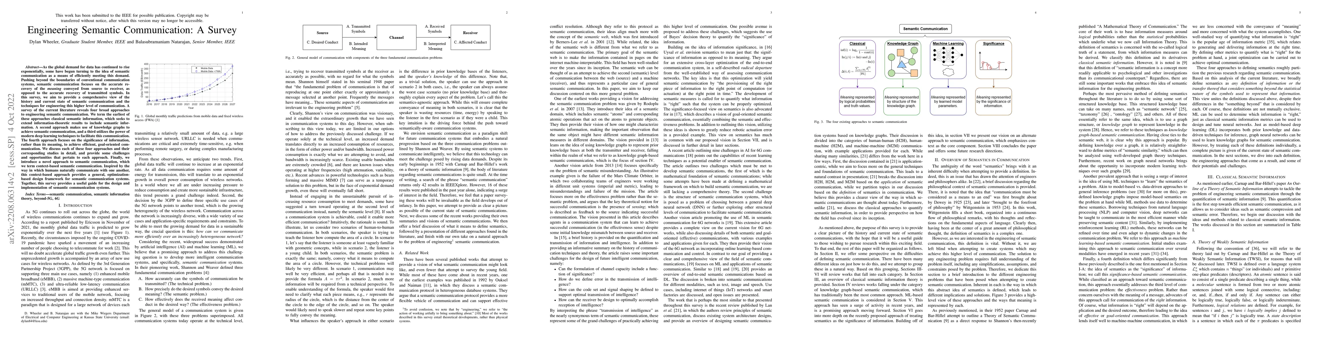 Thumbnail for Engineering Semantic Communication: A Survey