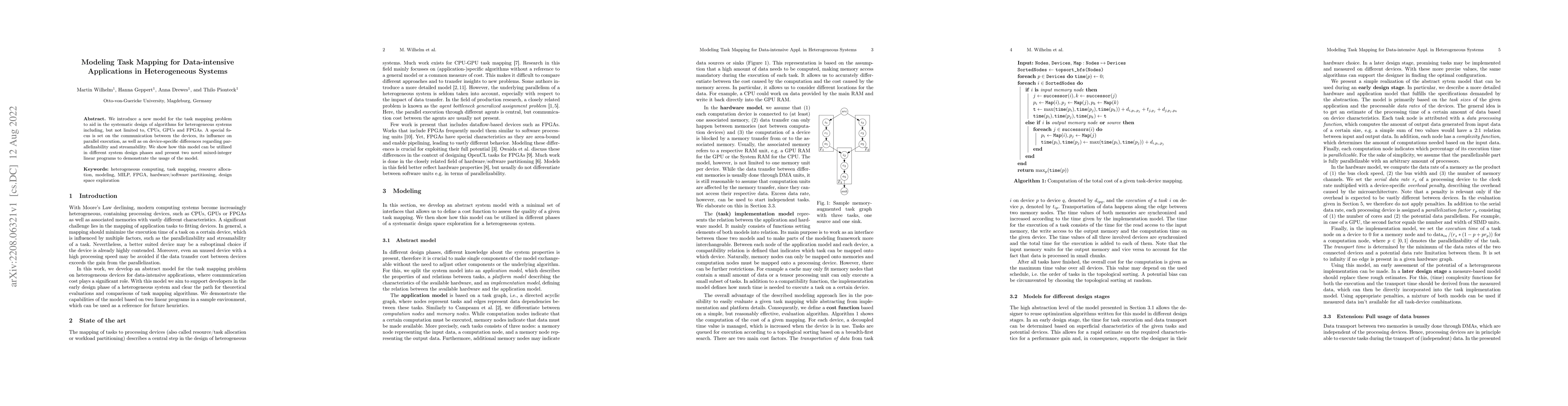 Thumbnail for Modeling Task Mapping for Data-intensive Applications in Heterogeneous
  Systems