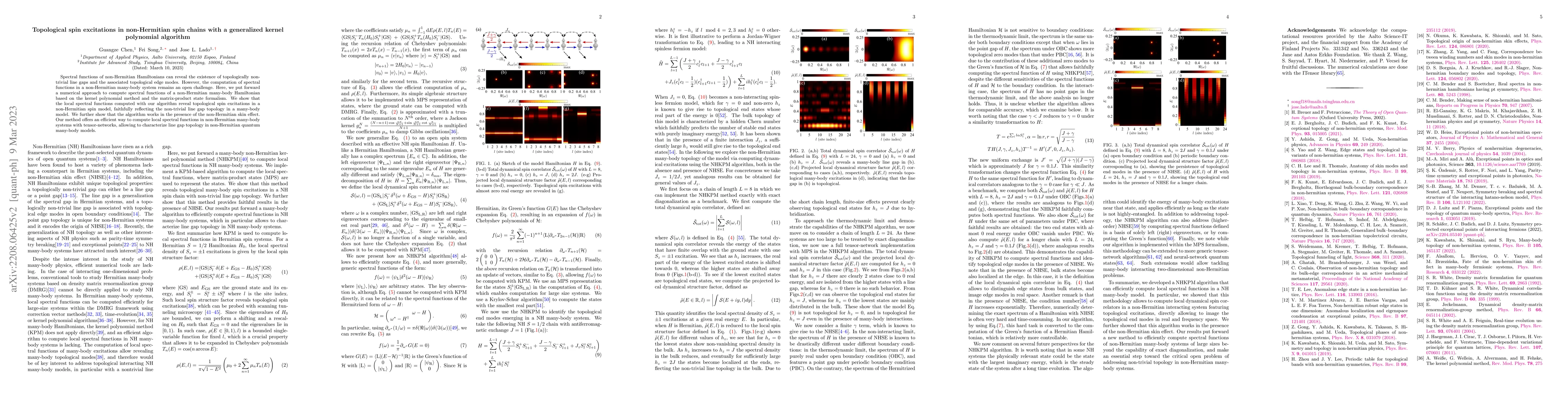 Thumbnail for Topological spin excitations in non-Hermitian spin chains with a
  generalized kernel polynomial algorithm