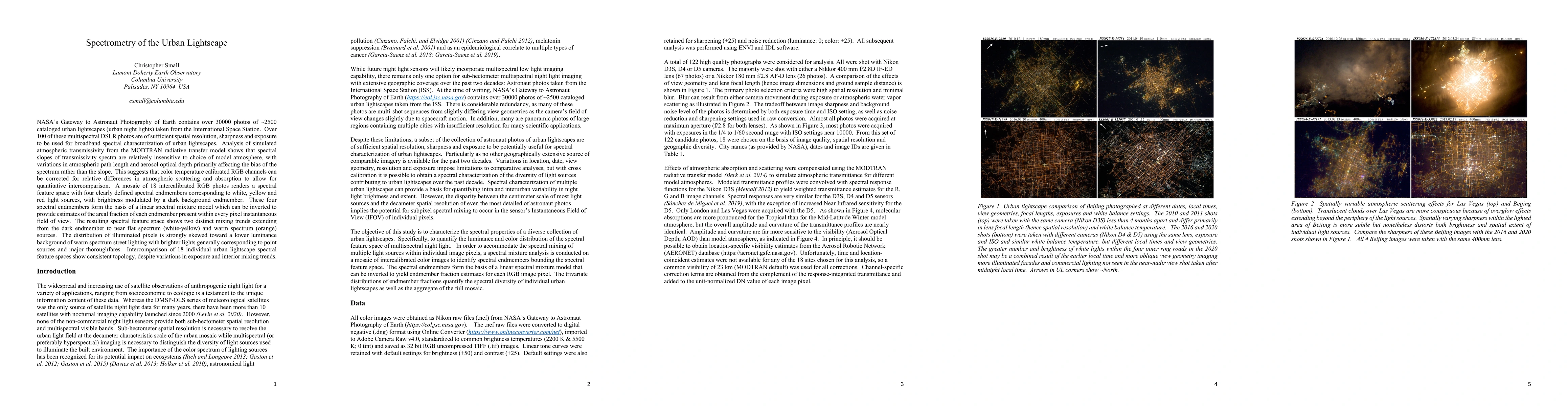 Thumbnail for Spectrometry of the Urban Lightscape