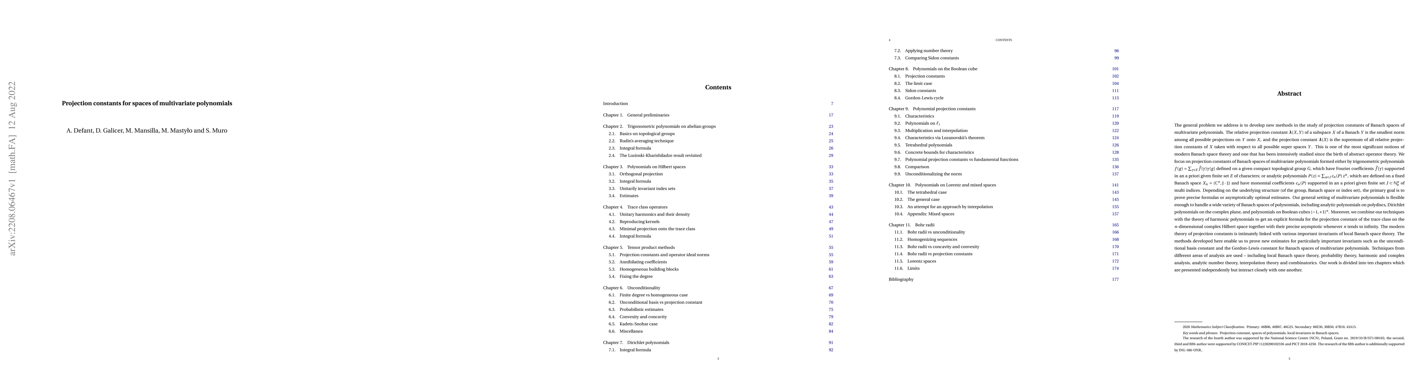 Thumbnail for Projection constants for spaces of multivariate polynomials