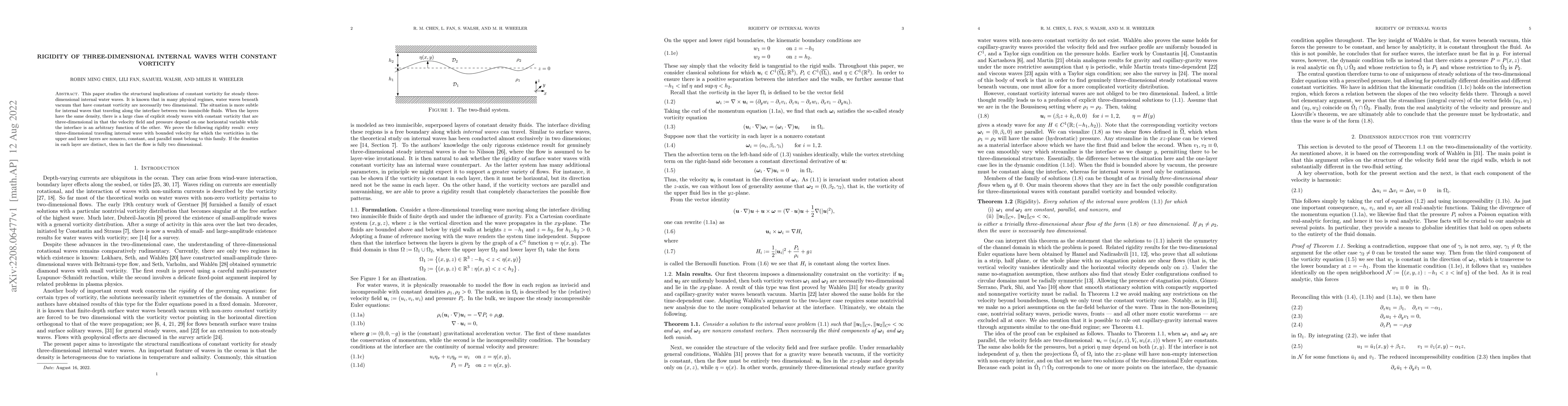Thumbnail for Rigidity of three-dimensional internal waves with constant vorticity