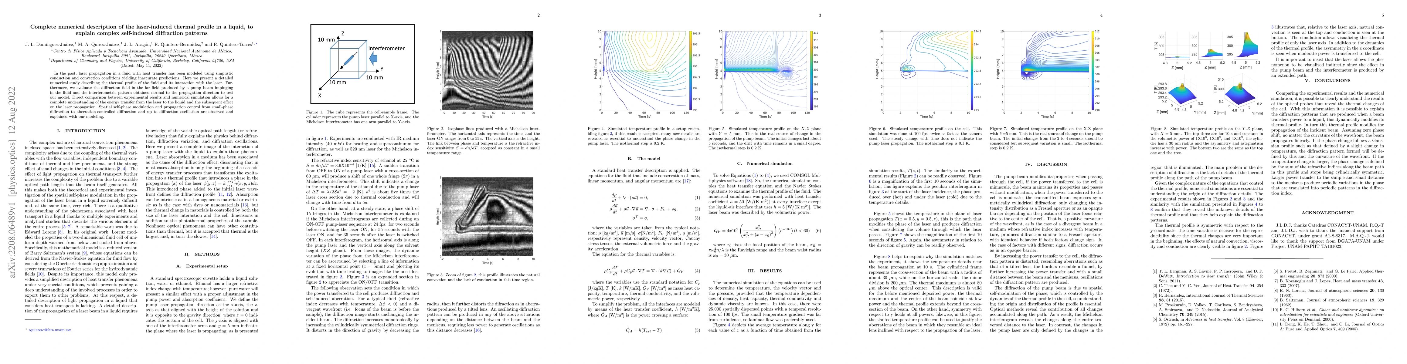Thumbnail for Complete numerical description of the laser-induced thermal profile in a
  liquid, to explain complex self-induced diffraction patterns