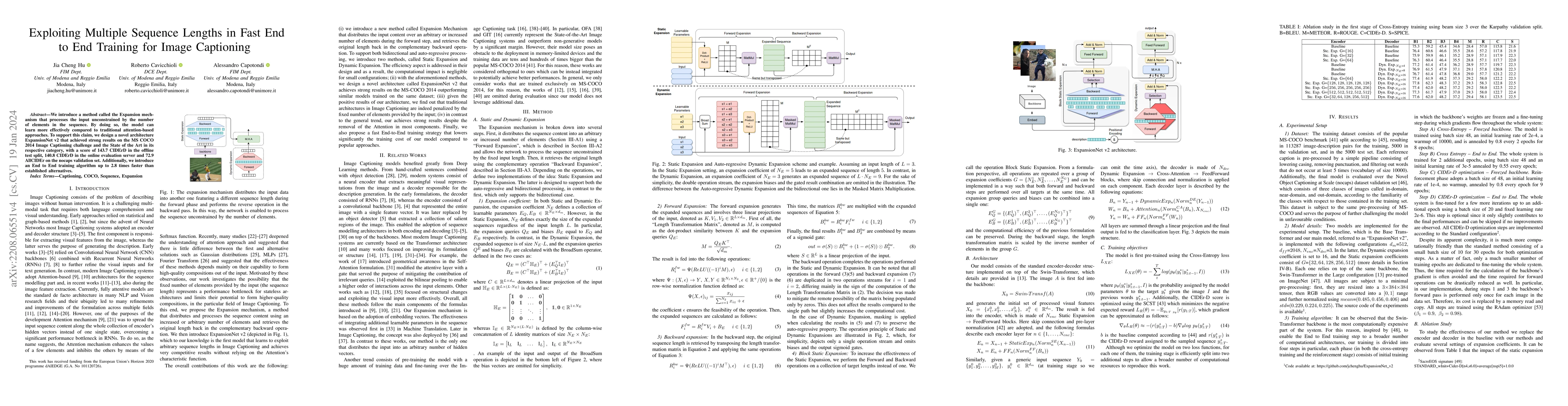 Thumbnail for Exploiting Multiple Sequence Lengths in Fast End to End Training for
  Image Captioning