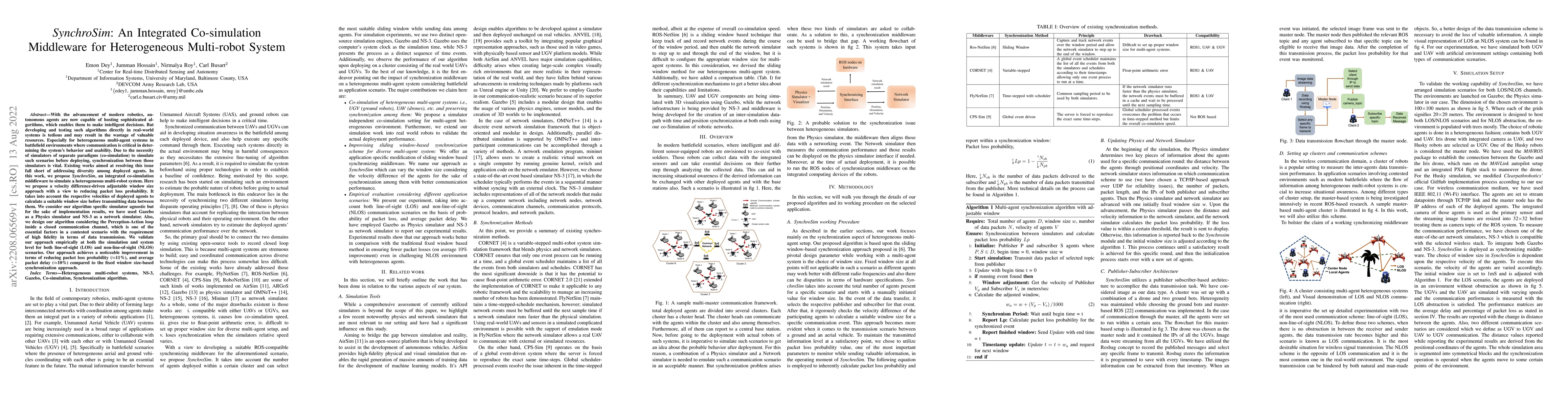 Thumbnail for SynchroSim: An Integrated Co-simulation Middleware for Heterogeneous
  Multi-robot System