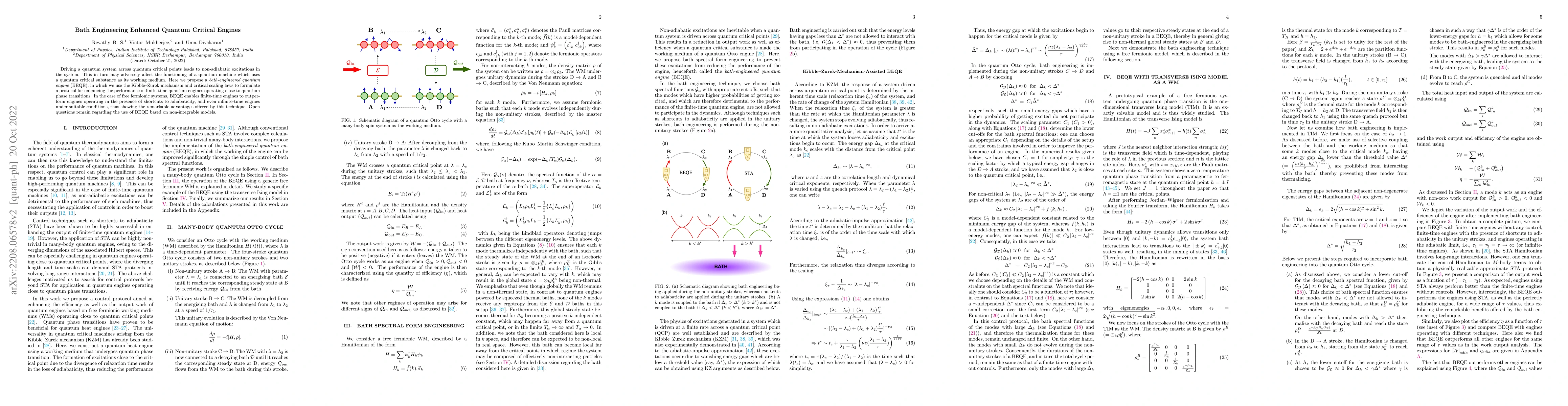 Thumbnail for Bath engineering enhanced quantum critical engines