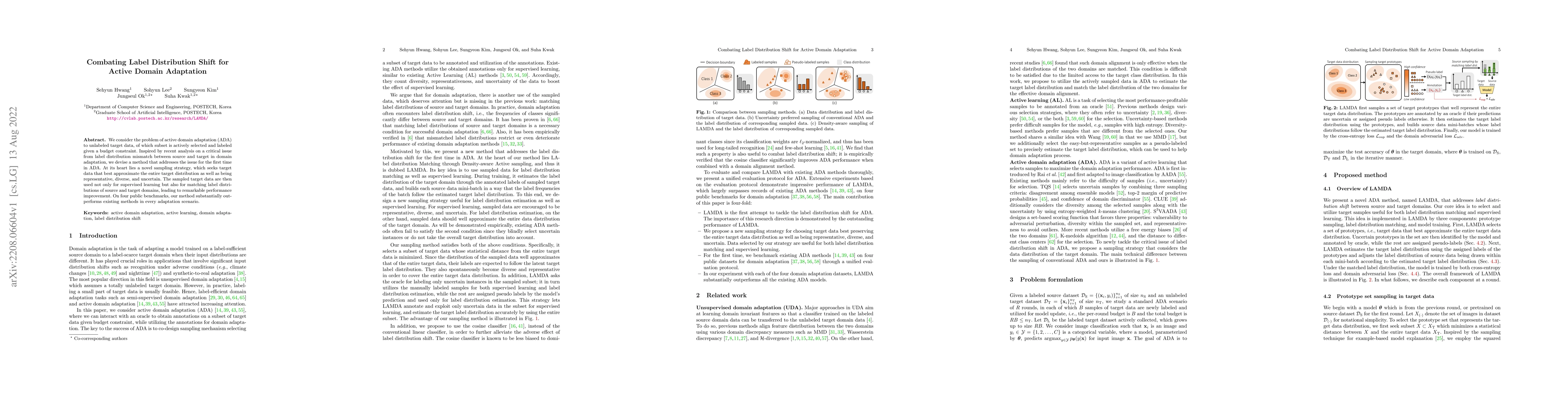 Thumbnail for Combating Label Distribution Shift for Active Domain Adaptation