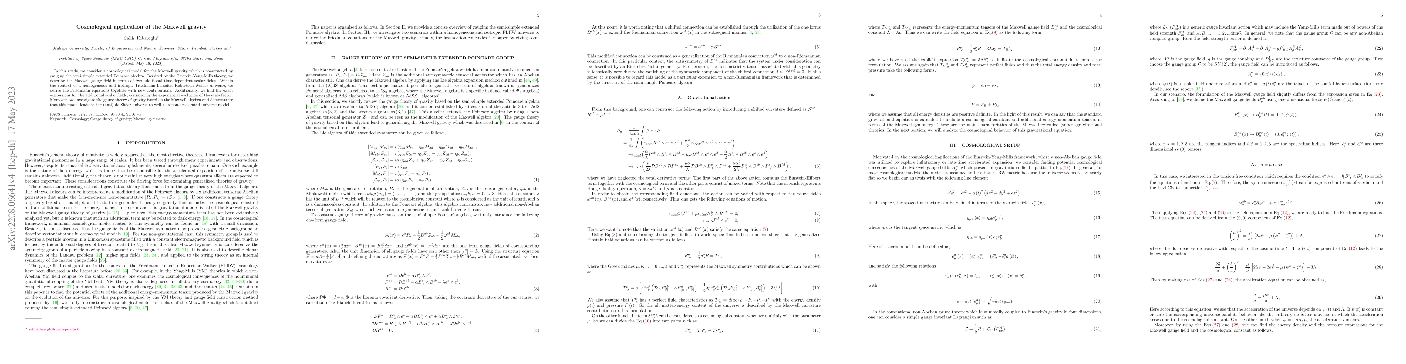 Thumbnail for Cosmological application of the Maxwell gravity